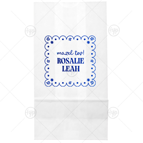 Star of David Frame Bag Popcorn Bag (Foil)