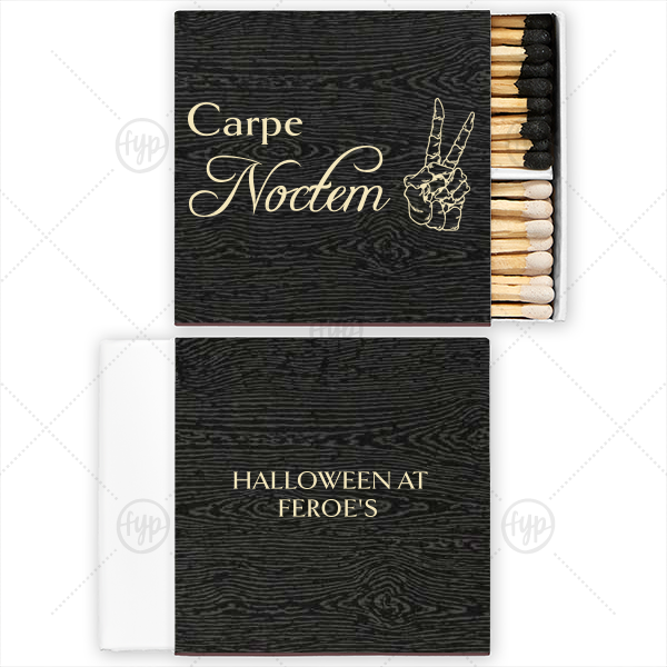 Carpe Noctem Match Two-Chamber Matchbox (Foil)