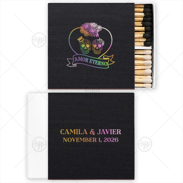 Amor Eterno Match Two-Chamber Matchbox (Foil)