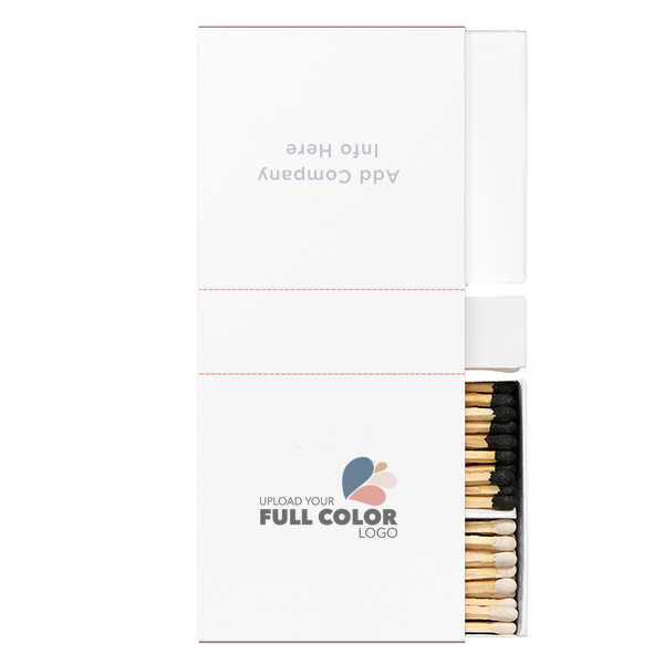 Corporate Full Color Logo Design Two-Chamber Matchbox (Photo)