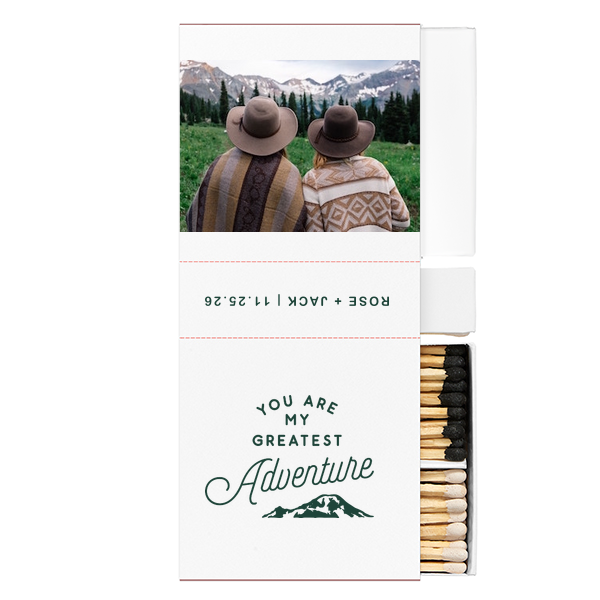 Greatest Adventure Custom Photo Match Two-Chamber Matchbox (Photo)