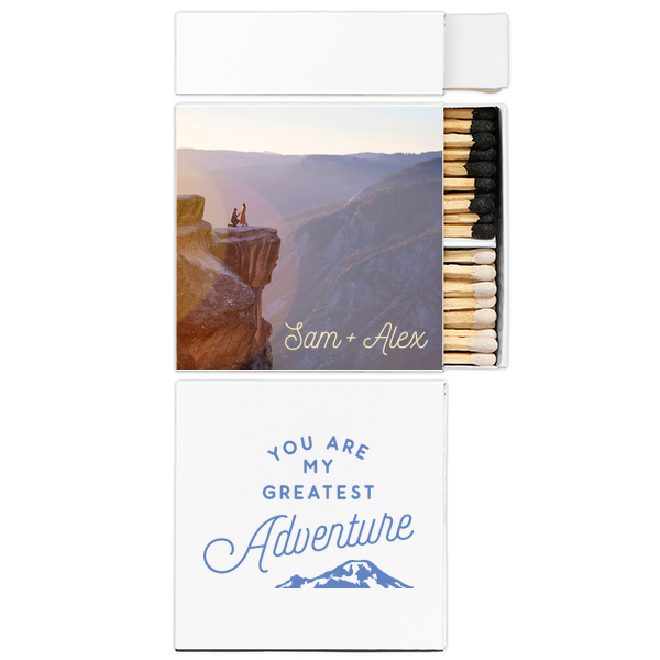 Greatest Adventure Custom Photo Match Two-Chamber Matchbox (Photo)