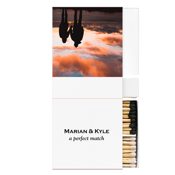 Classic Photo Wrap Custom Photo Match Two-Chamber Matchbox (Photo)