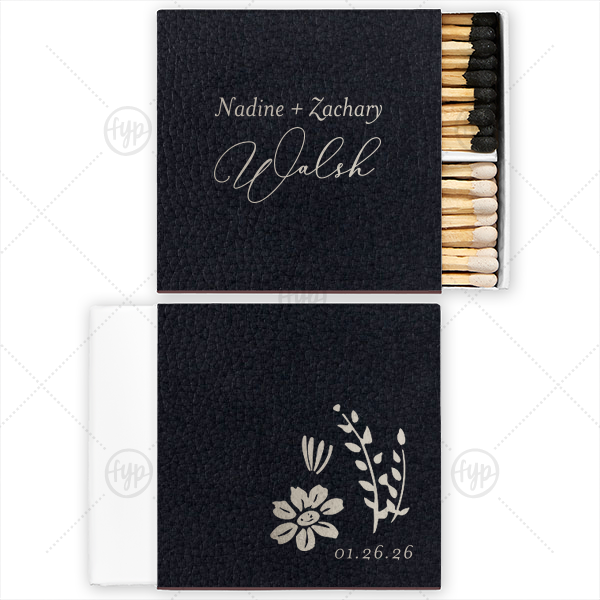 Wildflower Names Match Two-Chamber Matchbox (Foil)