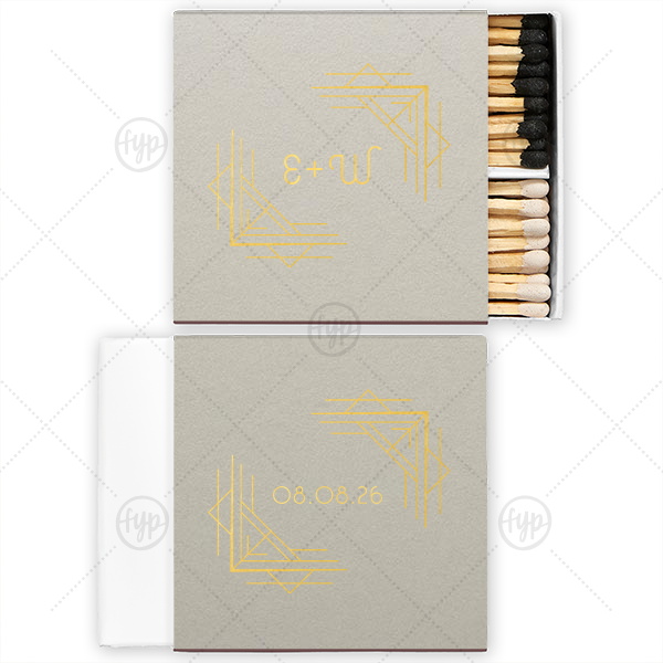 Deco Delight Matchbox Two-Chamber Matchbox (Foil)