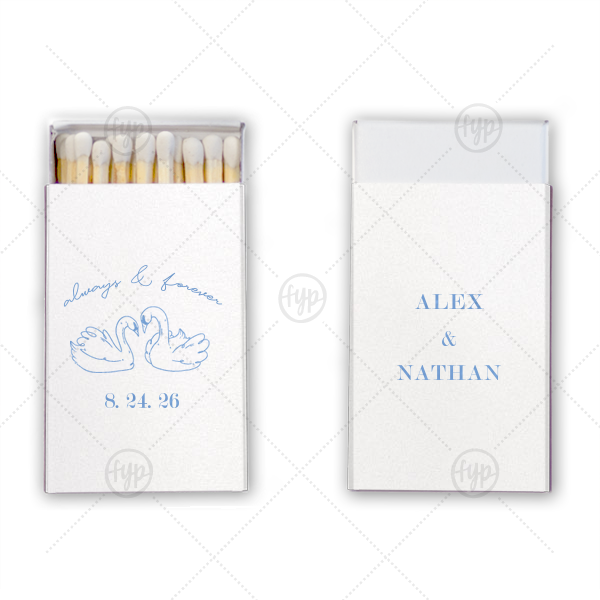 Swan Couple Matchbox Classic Matchbox