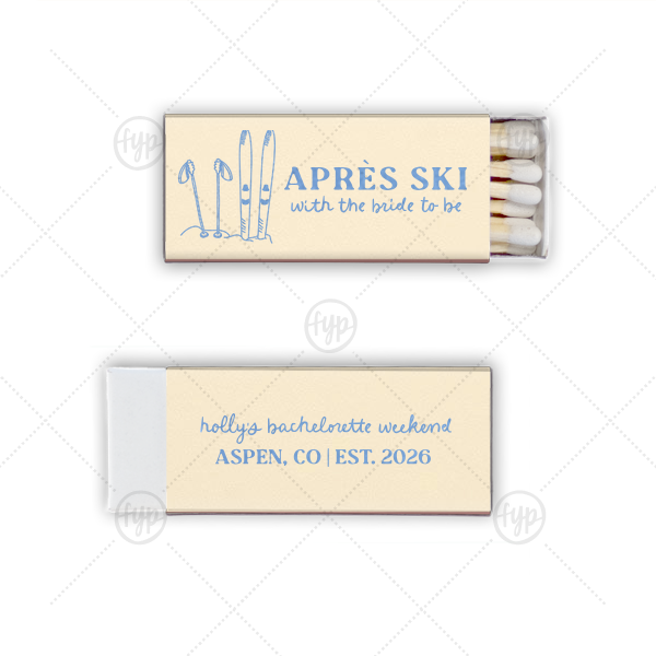 Bride to be Après Matchbox Mini Matchbox (Foil)