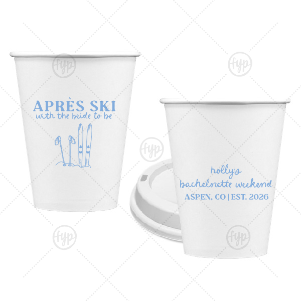 Bride To Be Après Cup 8-oz. Single Wall Paper Hot Cup (Ink)