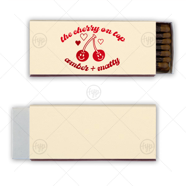 Cherry On Top Matchbox Cigar Matchbox (Foil)