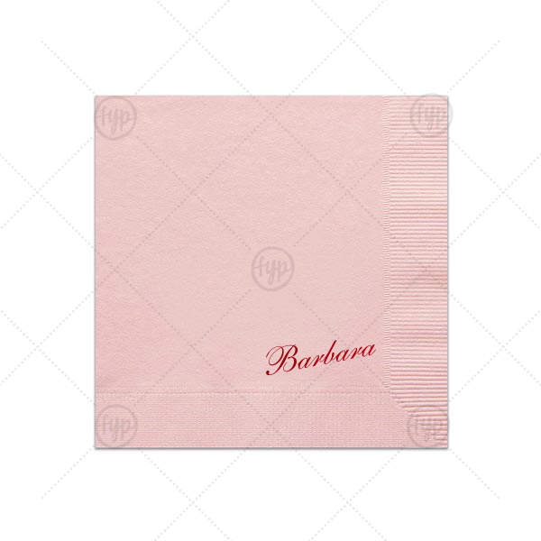 Bespoke Name Napkin Cocktail Napkin (Foil)