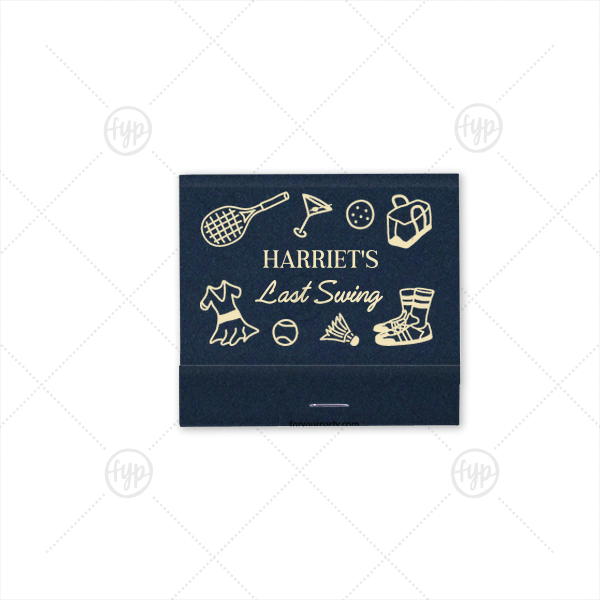 Last Swing Matchbook 30 Strike Matchbook