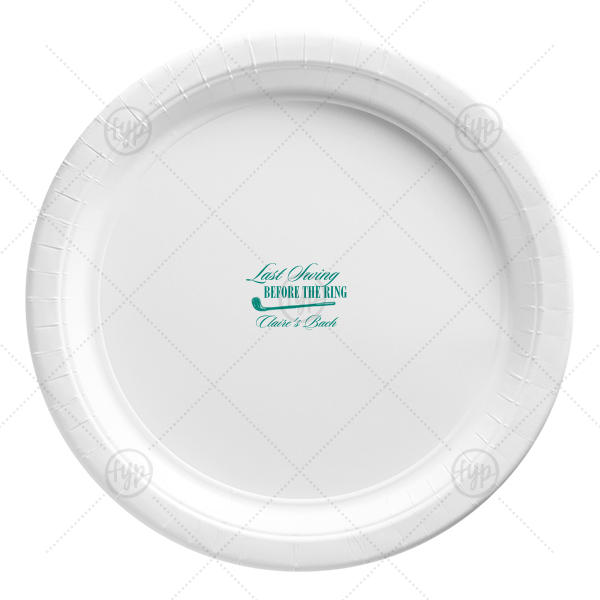 Last Swing Before The Ring Plate Dinner Plate (Foil)