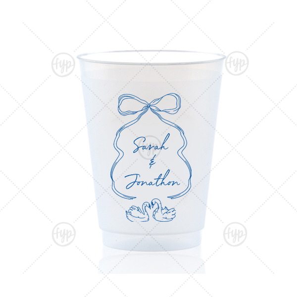 Swan Lovers Cup 16-oz. Frosted Cup (Ink)
