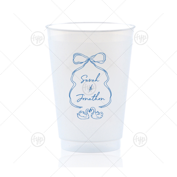 Swan Lovers Cup 20-oz. Frosted Cup (Ink)