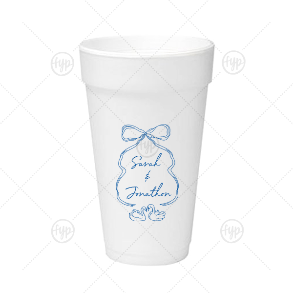 Swan Lovers Cup 20-oz. Styrofoam Cup (Ink) 
