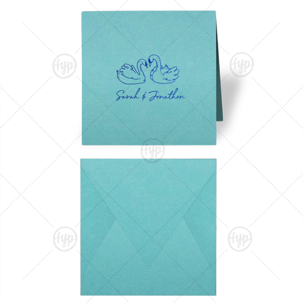 Swan Lovers Gift Enclosure Gift Enclosure (Foil)