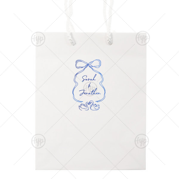 Swan Lovers Bag Classic Gift Bag (Foil)