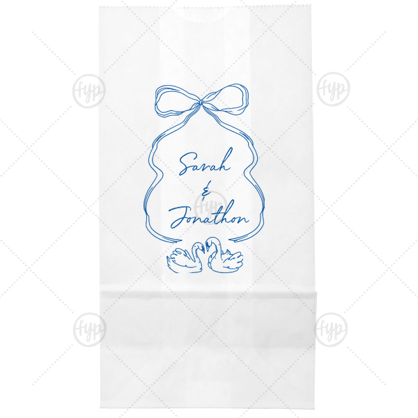 Swan Lovers Bag Popcorn Bag (Foil)