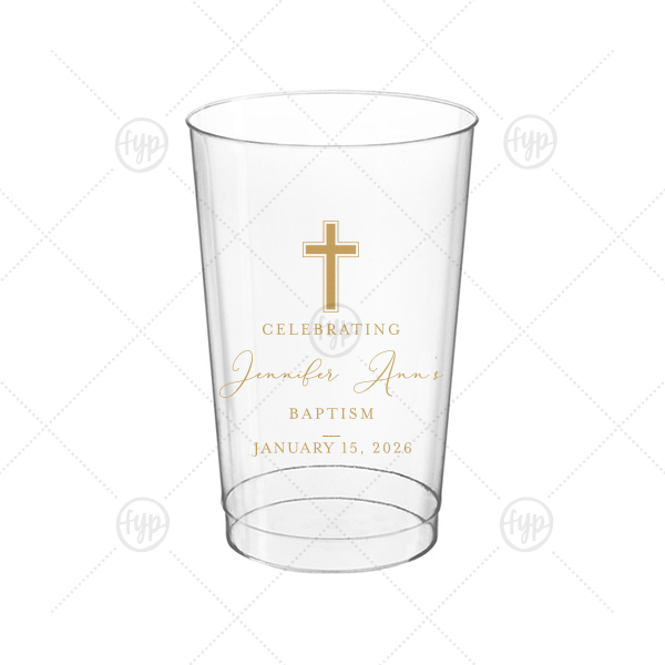 Celebrating Baptism Cup 12-oz. Hard Plastic Cup (Ink)
