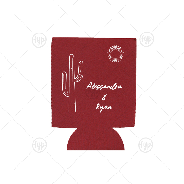 Southwest Sun Can Cooler Flat Can Cooler (Ink)