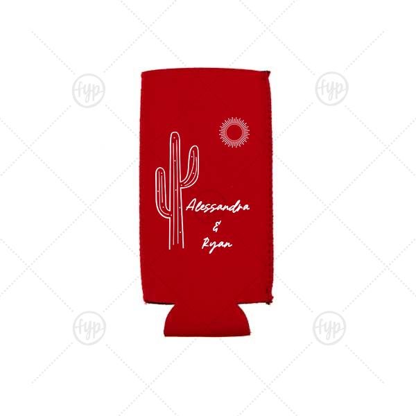 Southwest Sun Can Cooler Flat Can Cooler (Ink)