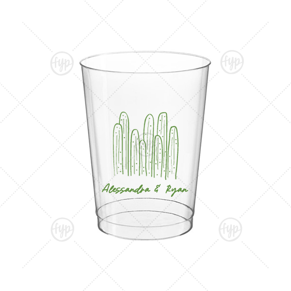 Southwest Cactus Cup 10-oz. Hard Plastic Cup (Ink)