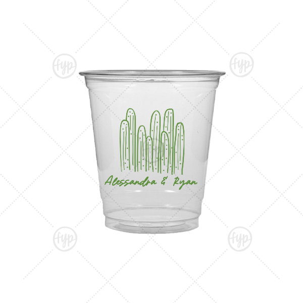 Southwest Cactus Cup 8-oz. Soft Plastic Cup (Ink)