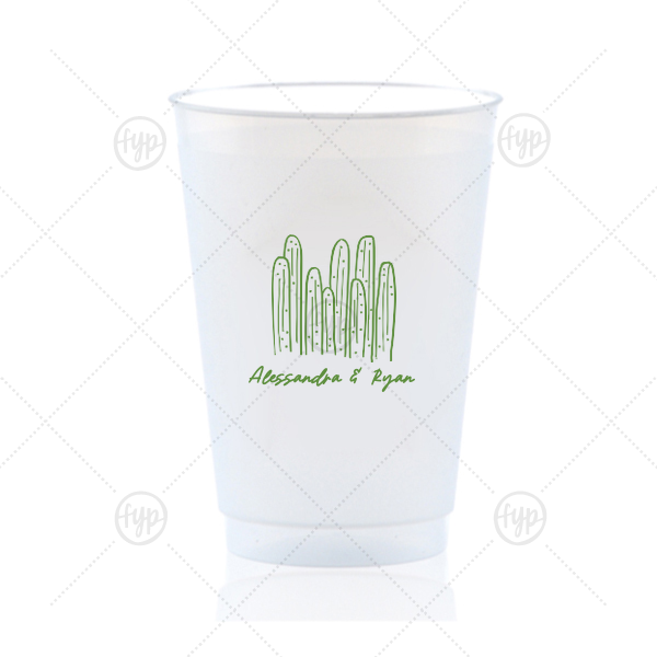 Southwest Cactus Cup 20-oz. Frosted Cup (Ink)