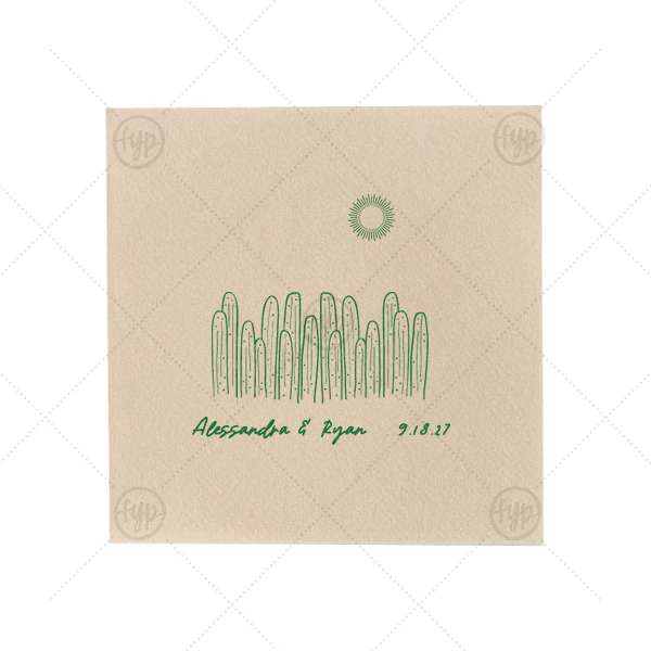 Southwest Cactus Napkin