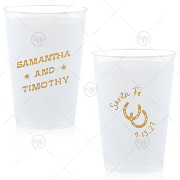 Giddy-Up Western Cup 12-oz. Frosted Cup (Ink)