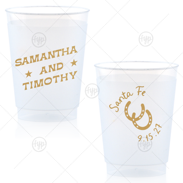 Giddy-Up Western Cup 10-oz. Frosted Cup (Ink)