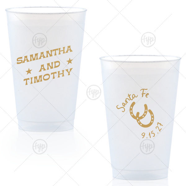 Giddy-Up Western Cup 14-oz. Frosted Cup (Ink)