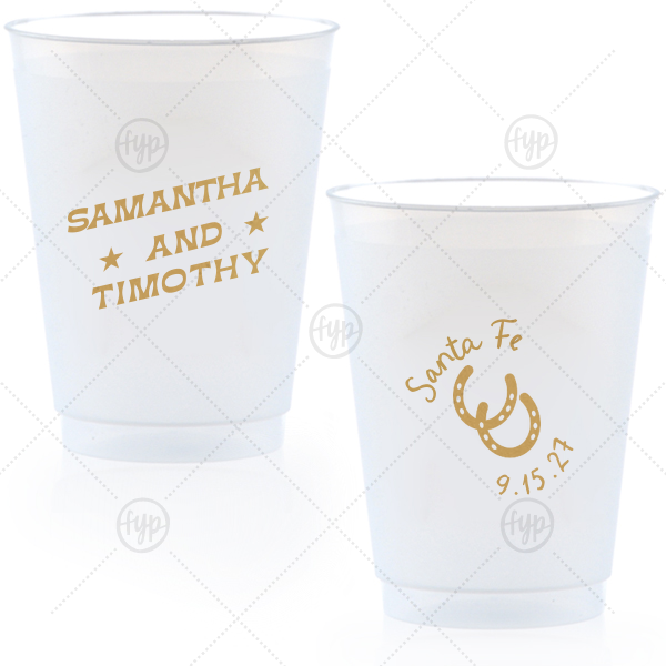 Giddy-Up Western Cup 16-oz. Frosted Cup (Ink)