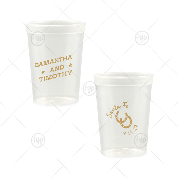 Giddy-Up Western Cup 12-oz. Stadium Cup (Ink)