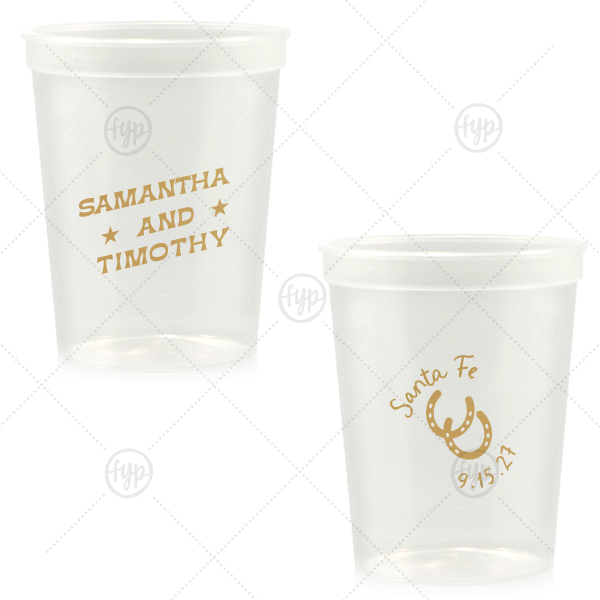 Giddy-Up Western Cup 16-oz. Stadium Cup (Ink)