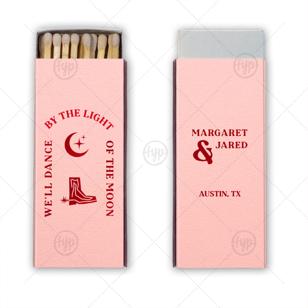 Moonlight Matchbox Candle Matchbox (Foil)