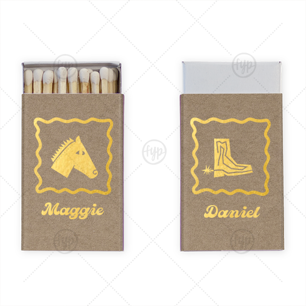 Boot Scootin' Matchbox Classic Matchbox (Foil)