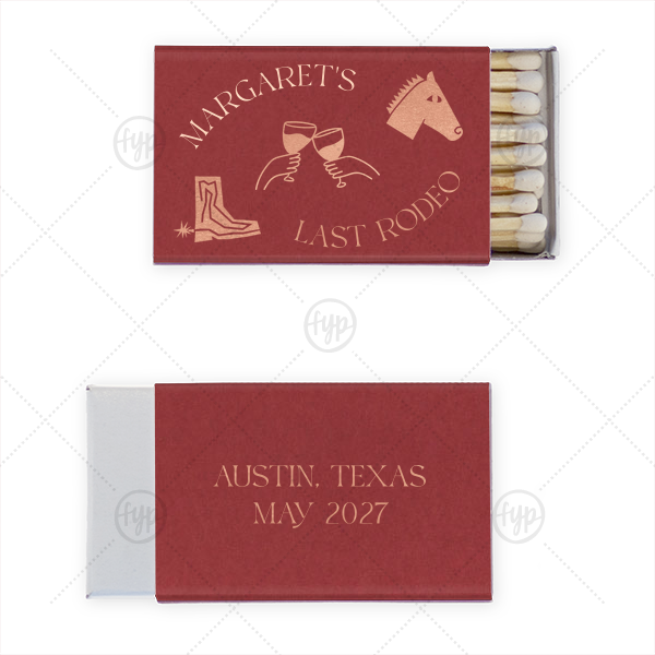 Last Rodeo Matchbox Classic Matchbox (Foil)