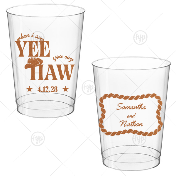 Yee Haw Cup 10-oz. Hard Plastic Cup (Ink)
