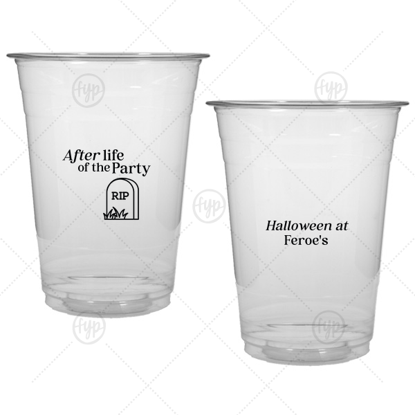 After Life of the Party Cup 16-oz. Soft Plastic Cup (Ink)