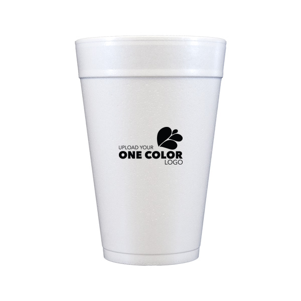 Company Logo Custom Cup 32-oz. Styrofoam Cup (Ink) 