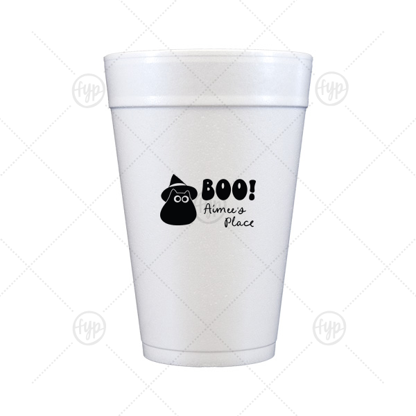 Witchy Cat Cup 32-oz. Styrofoam Cup (Ink) 