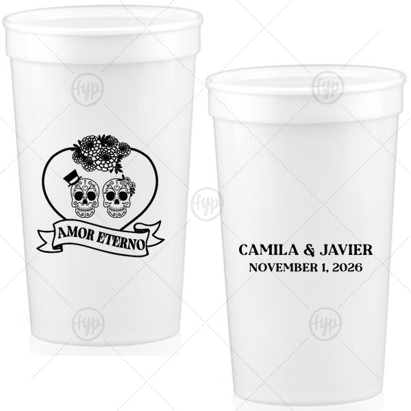 Amor Eterno Cups 32-oz. Stadium Cup (Ink)
