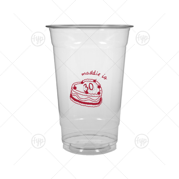Cherry Cake Cup 20-oz. Soft Plastic Cup (Ink)