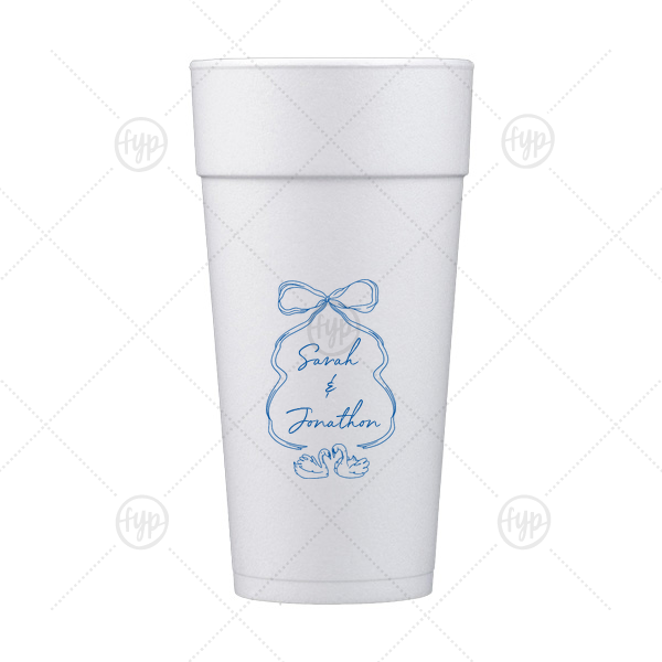 Swan Lovers Cup 24-oz. Styrofoam Cup (Ink) 