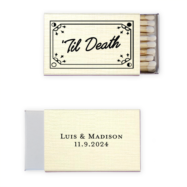 Til Death Framed Matchbox Classic Matchbox (Foil)