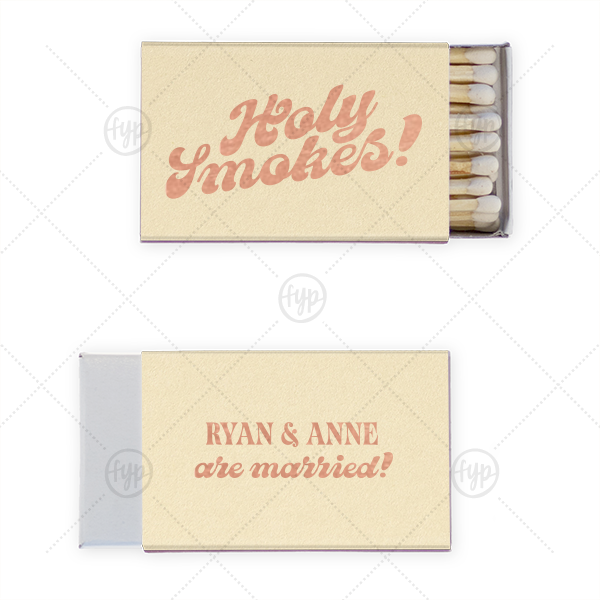 Holy Smokes Matchbox Classic Matchbox (Foil)