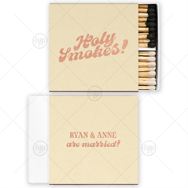 Holy Smokes Matchbox Two-Chamber Matchbox (Foil)