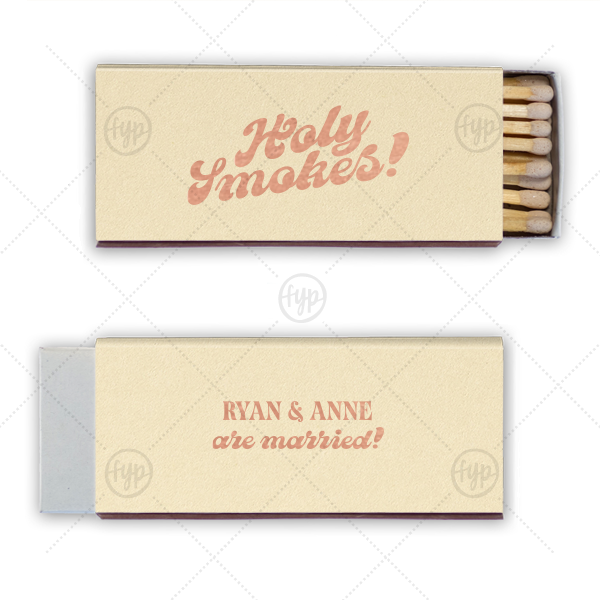 Holy Smokes Matchbox Candle Matchbox (Foil)