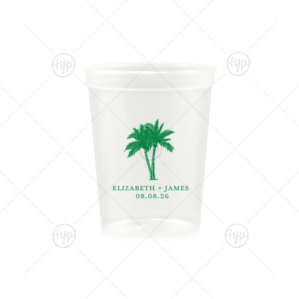 Romantic Beach Vibes Cup 16-oz. Stadium Cup (Ink)